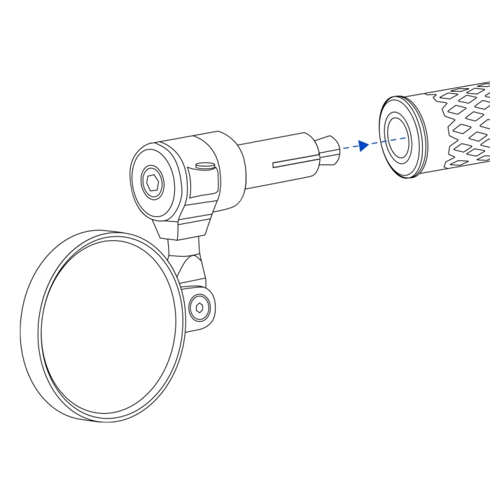 Oxford Cafe Bar End Mirror Universal 