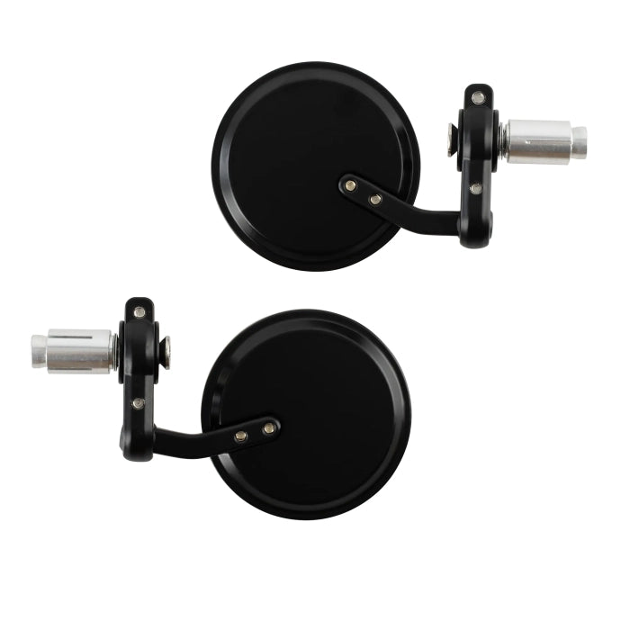OXFORD  ANODISED ALUMINIUM PAIR OF MOTORCYCLE BAR END MIRRORS