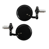 OXFORD  ANODISED ALUMINIUM PAIR OF MOTORCYCLE BAR END MIRRORS