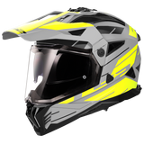 Ls2 Mx702 Pioneer Namib Adventure Helmet M.Grey H-V Yellow-06 