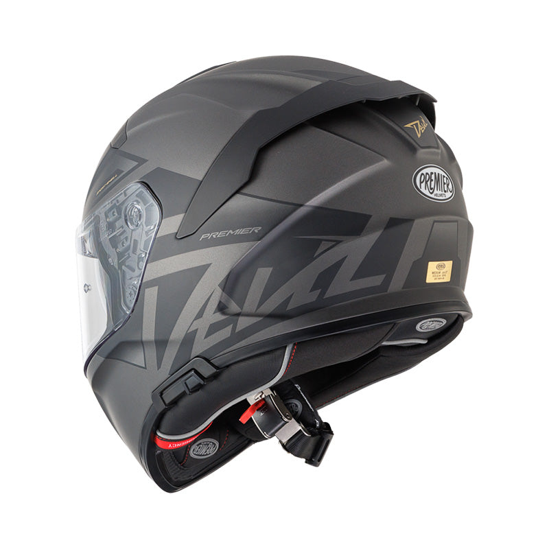 Premier Devil MN17BM Full-Face Motorcycle Helmet – Black