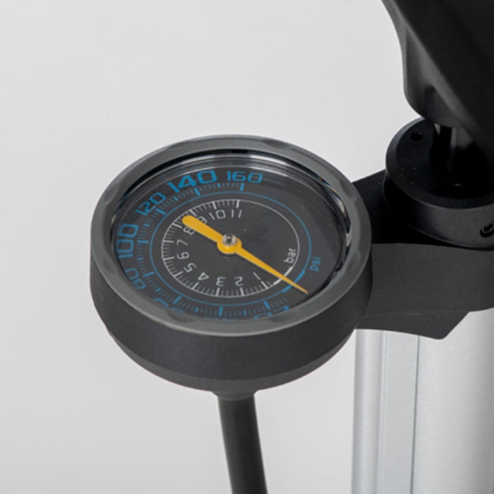 Oxford Airtrack Pro 2.0  Pressure Gauge Motorcycle Track Pump Black 