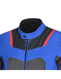 R-Tech Spiral Mesh Motorcycle Sports Touring Jacket Anthracite Blue Red 