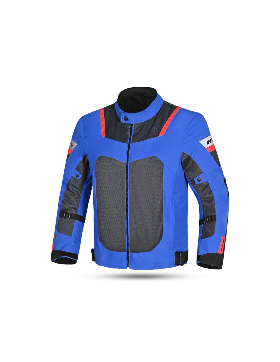 R-tech Spiral Mesh Textile Jacket in Blue/Gray/Red 