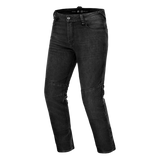 SHIMA RIDGE Men Urban Motorcycle Jeans Black