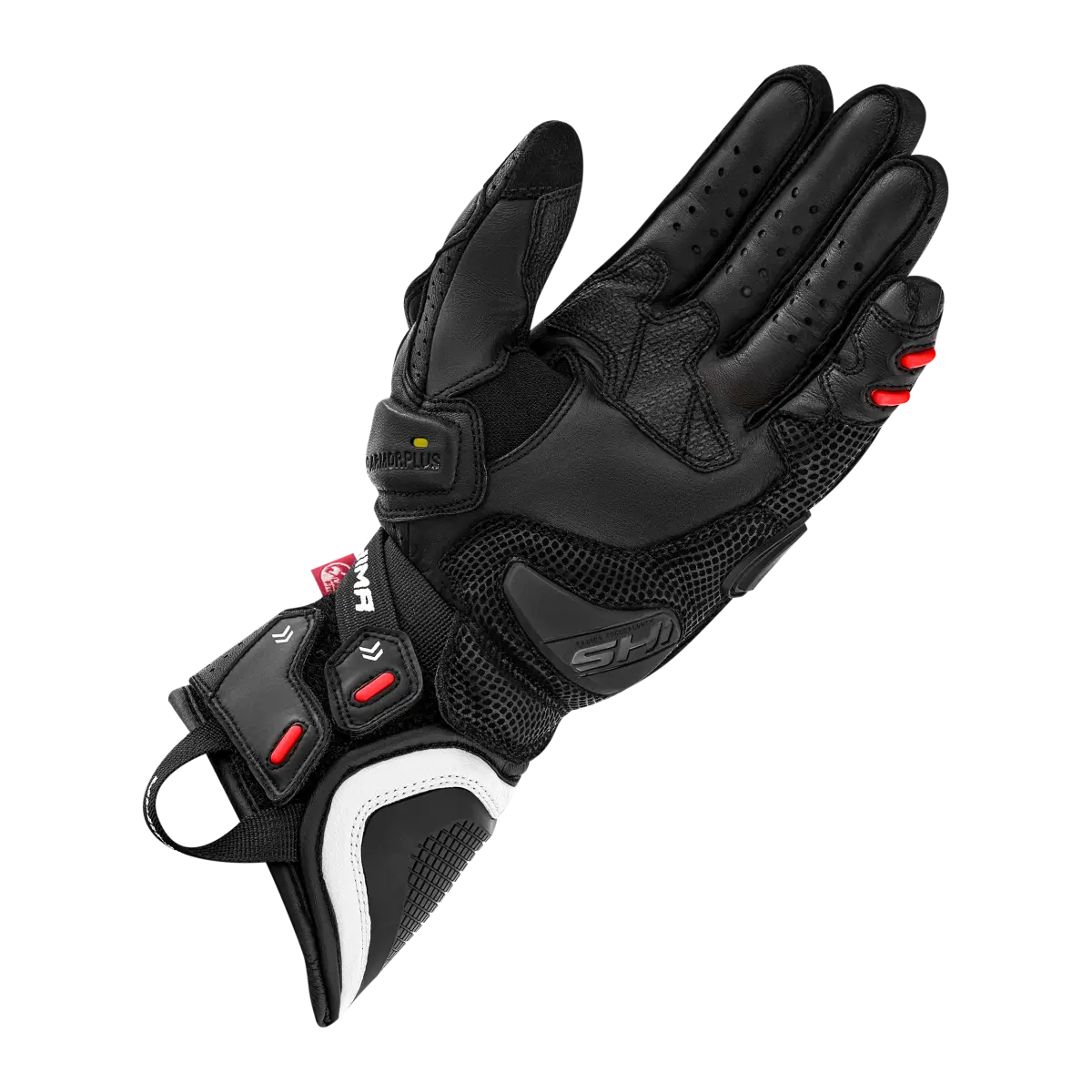 SHIMA RS-3 LADY MOTORCYCLE GLOVES BLACK WHITE