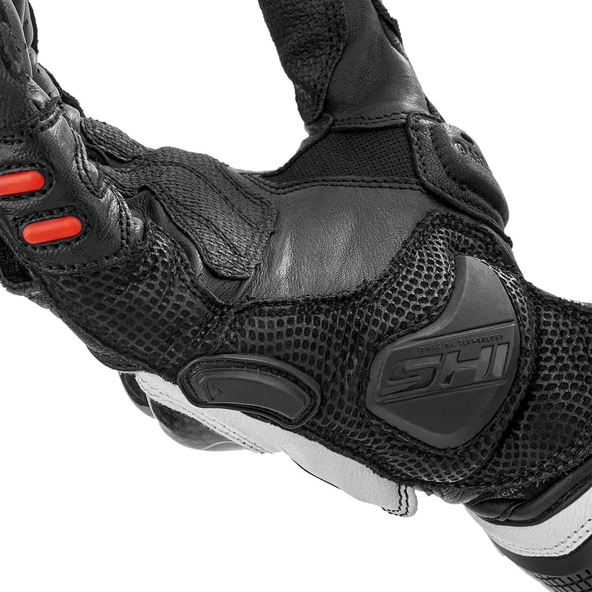 SHIMA RS-3 LADY MOTORCYCLE GLOVES BLACK WHITE