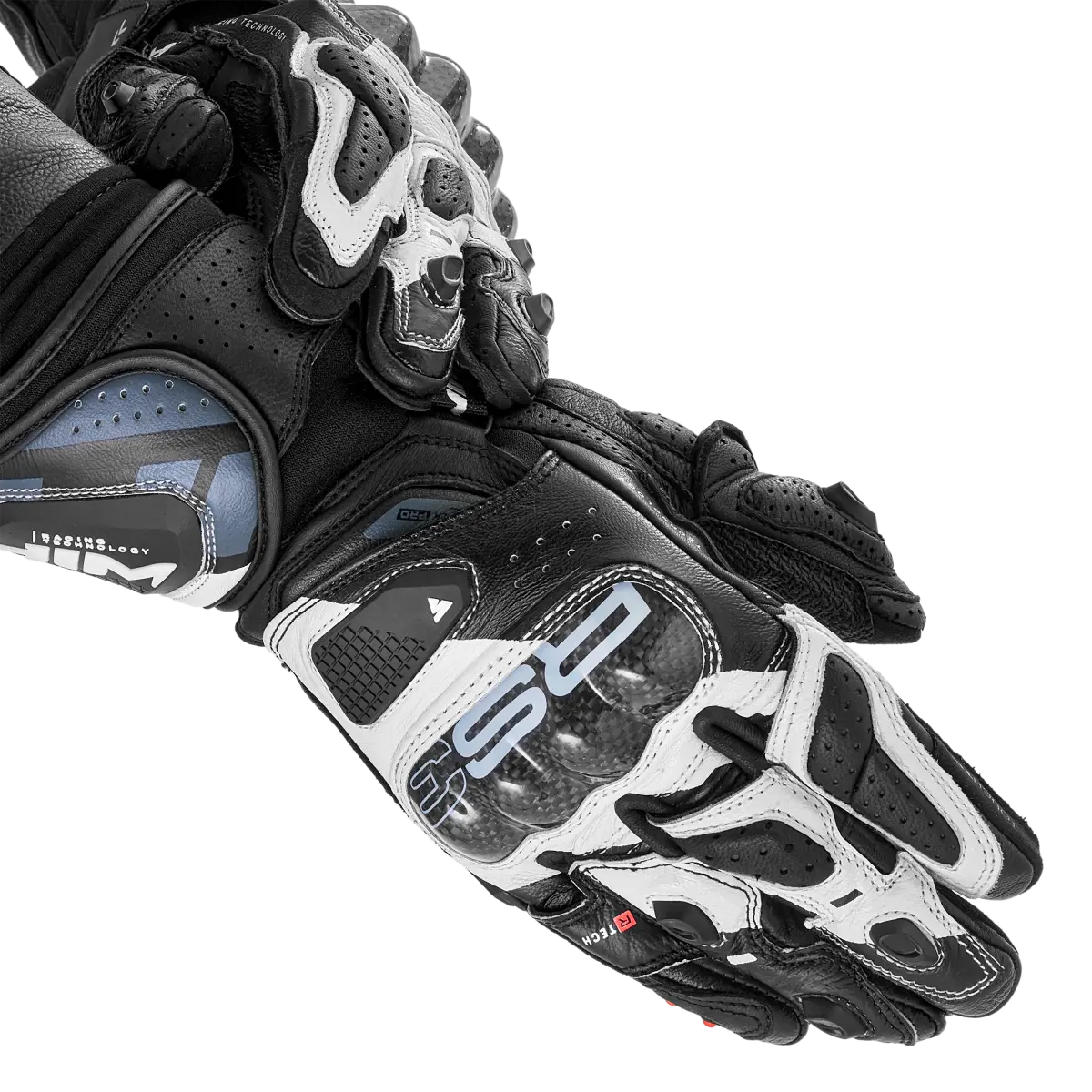 SHIMA RS-3 LADY MOTORCYCLE GLOVES BLACK WHITE