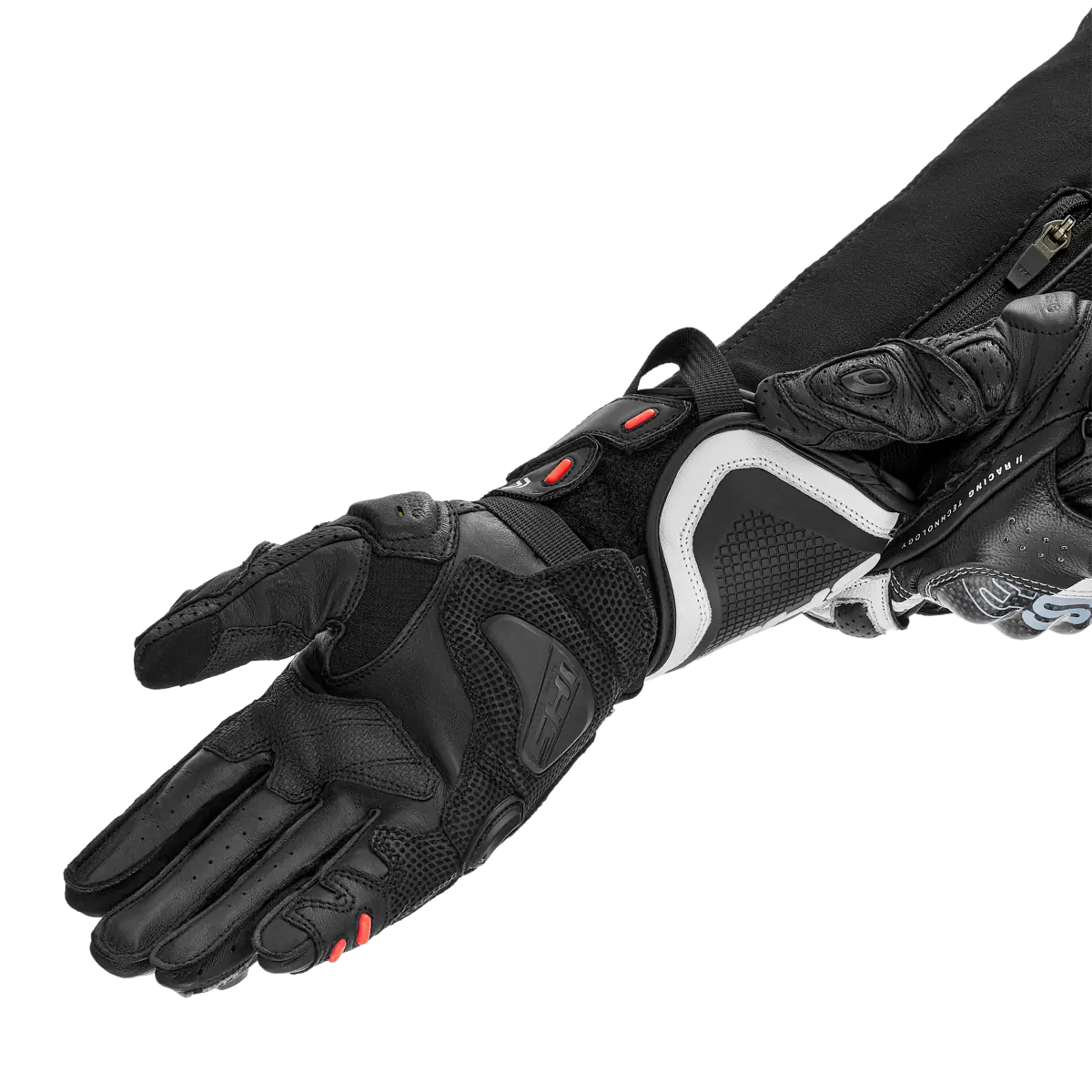 SHIMA RS-3 LADY MOTORCYCLE GLOVES BLACK WHITE