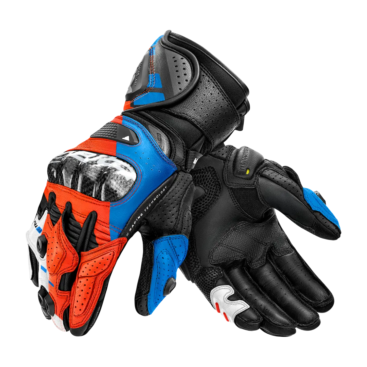 SHIMA RS-3 MEN MOTORCYCLE GLOVES BLACK BLUE RED