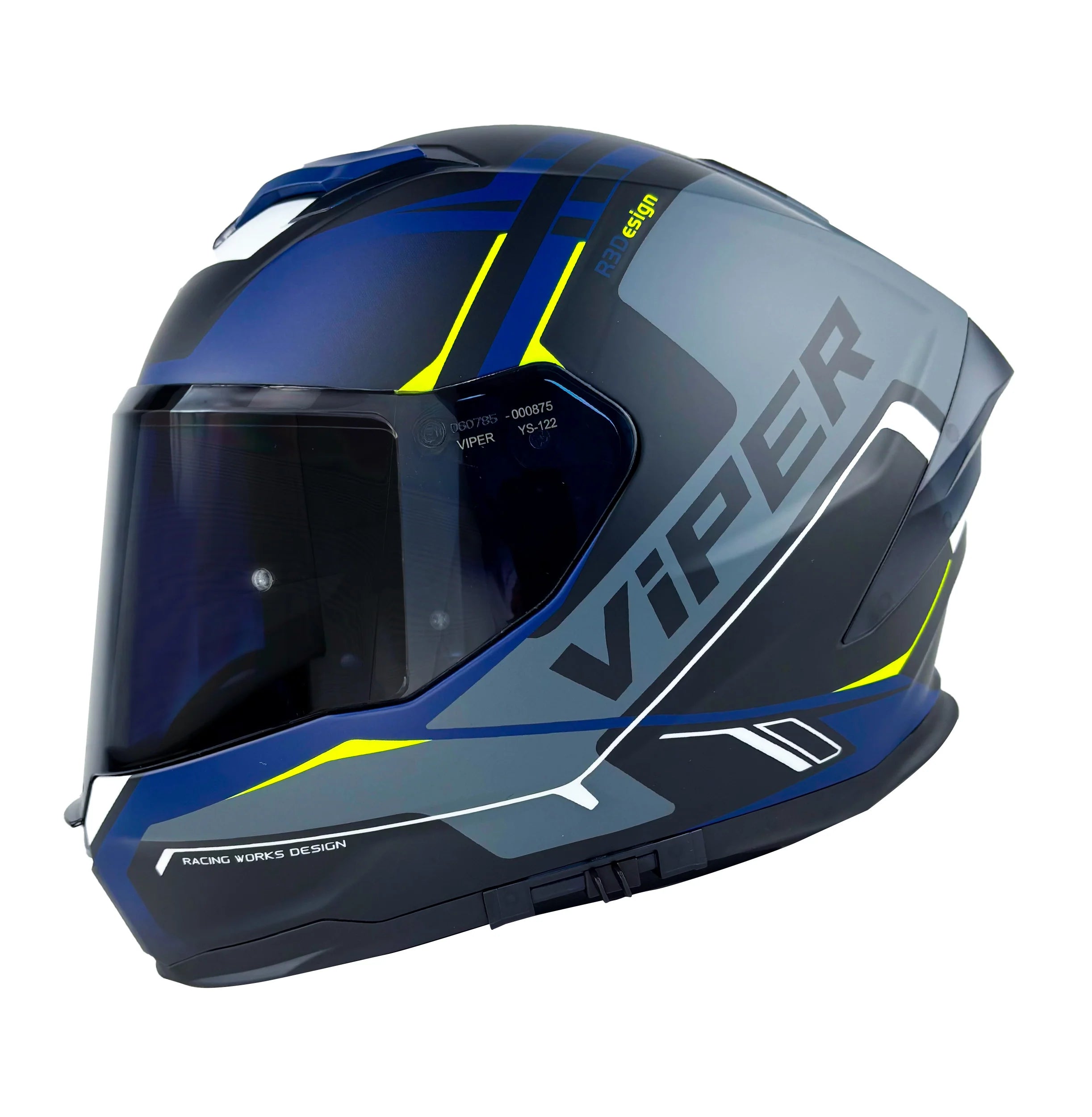 Viper RSV255 DV Premium Motorcycle Full Face Helmet