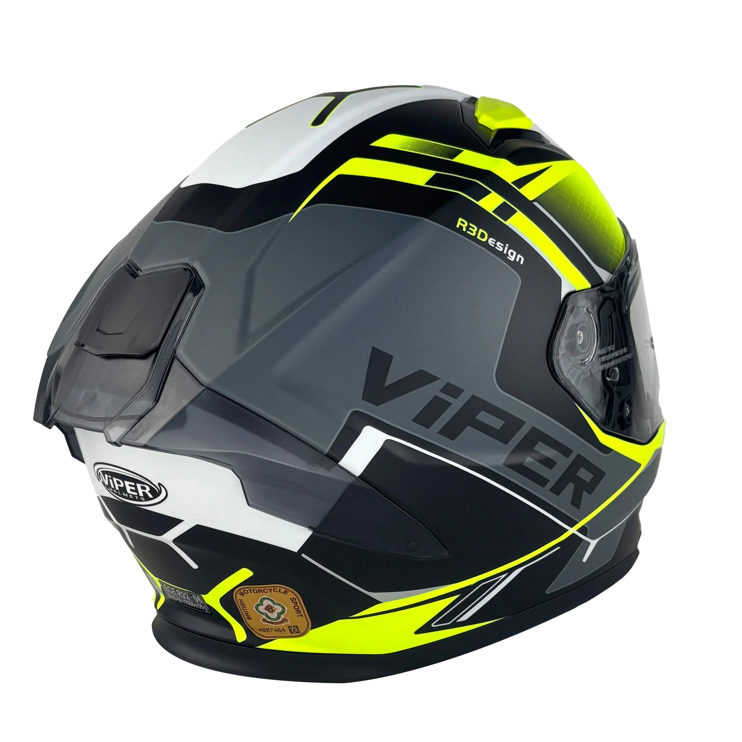 Viper RSV255 DV Premium Motorcycle Full Face Helmet