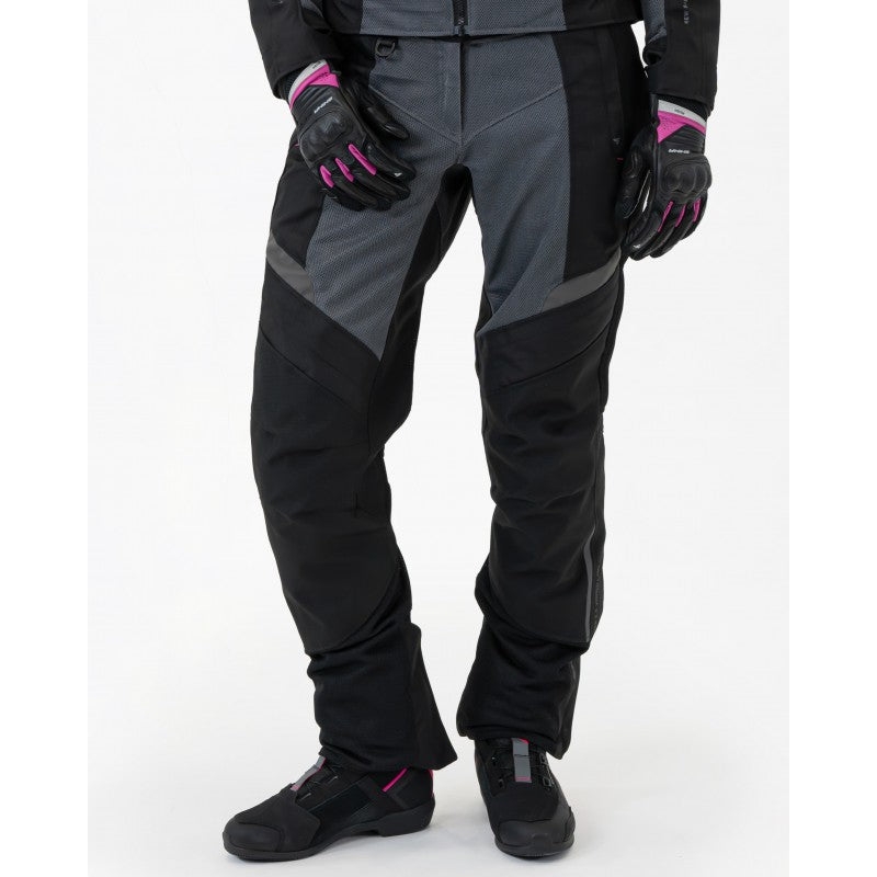 SHIMA RUSH 2.0  VENTILATED MOTORCYCLE LADY PANT BLACK