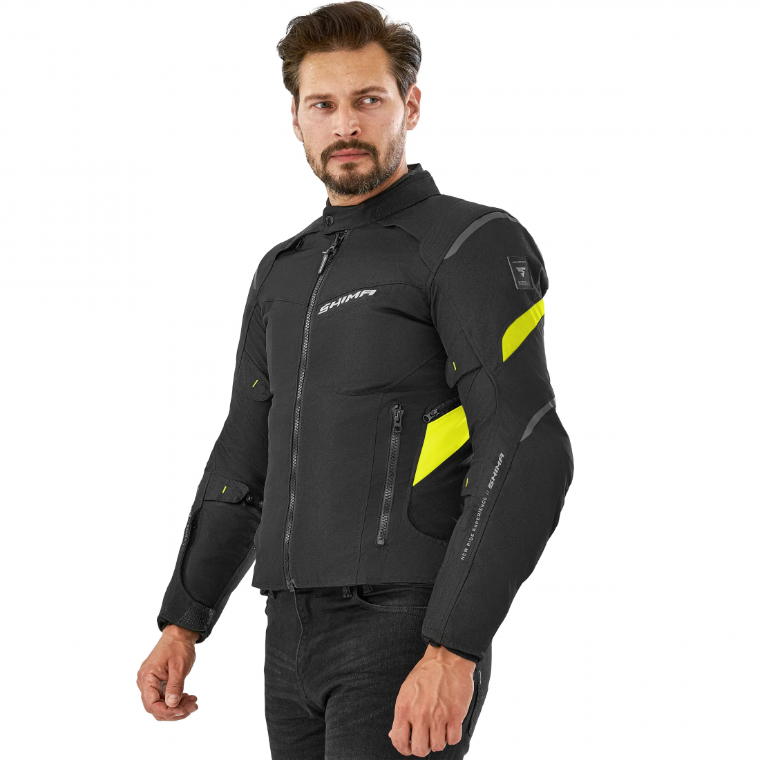 SHIMA RUSH 2.0 MEN MOTORCYCLE JACKET FLUO
