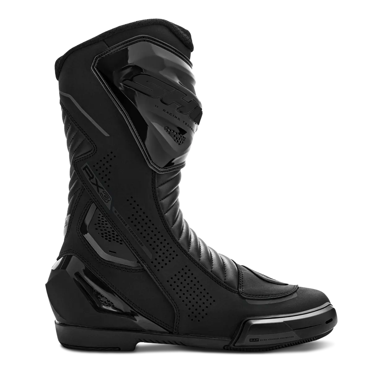 SHIMA RX-3 MEN MOTORCYCLE TOURING BOOTS BLACK