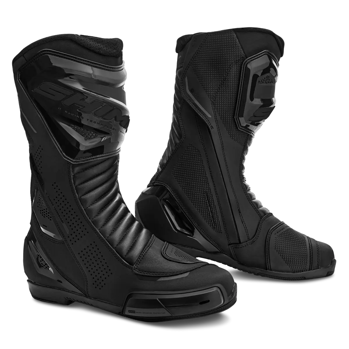 SHIMA RX-3 MEN MOTORCYCLE TOURING BOOTS BLACK