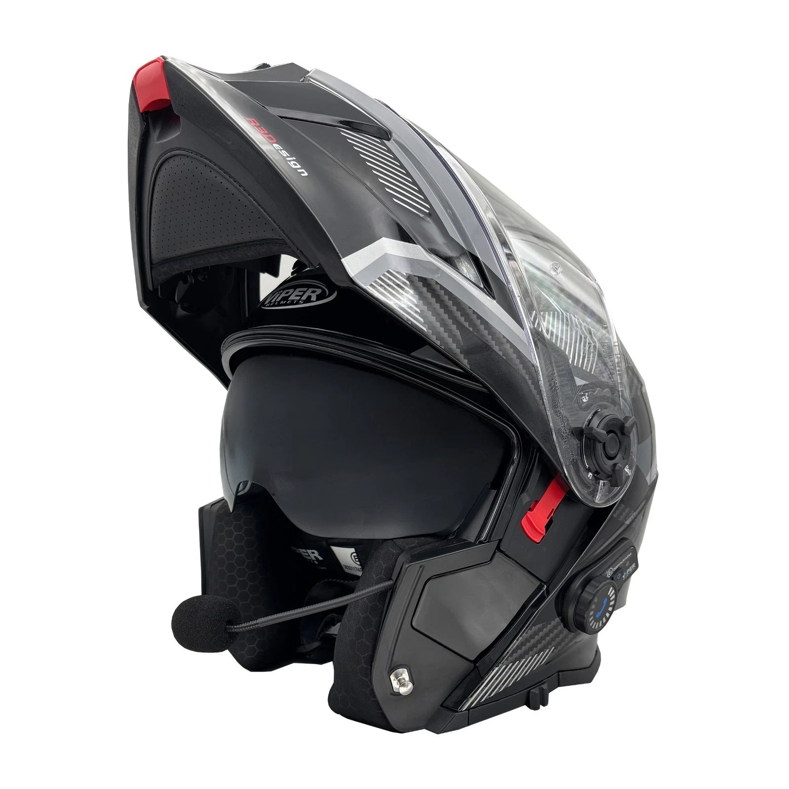 Viper RSV121 V.8 Motorcycle Modular Bluetooth Motorcycle