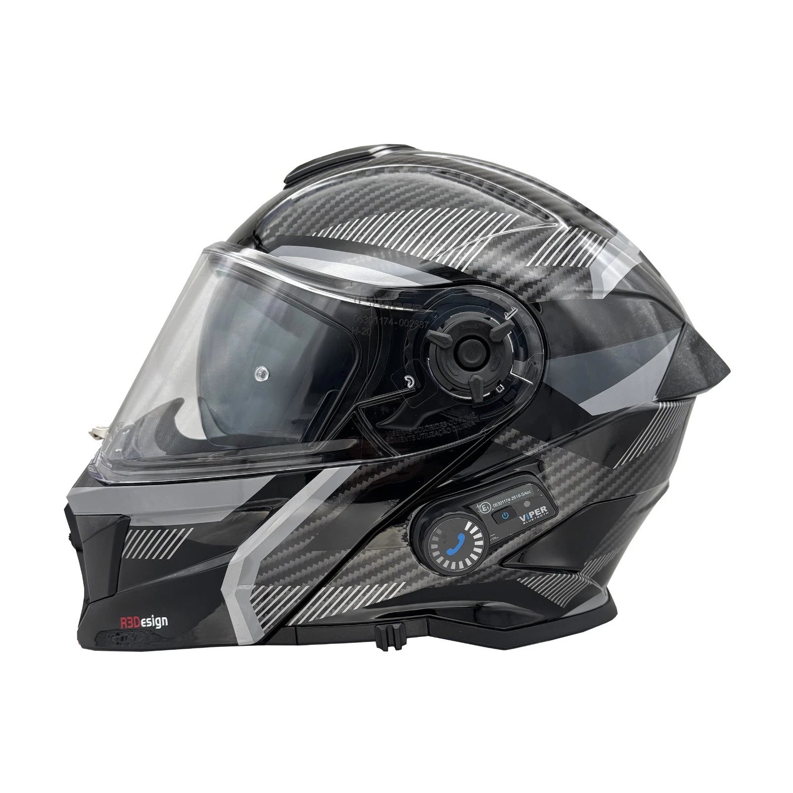 Viper RSV121 V.8 Motorcycle Modular Bluetooth Motorcycle