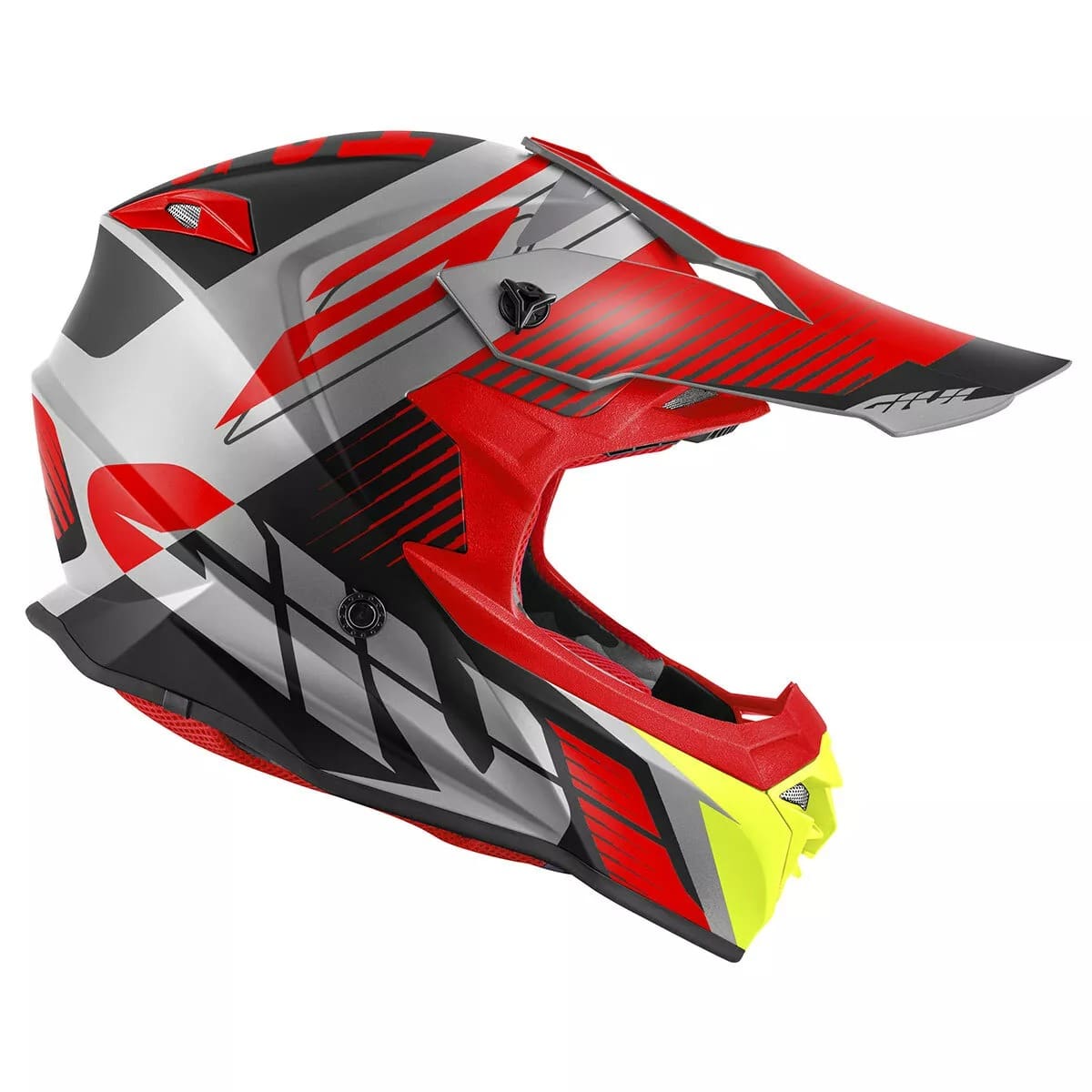 GIVI 60.1 Fresh Off Road Motorcycle Motocross Helmet Red/Black/Titanium 