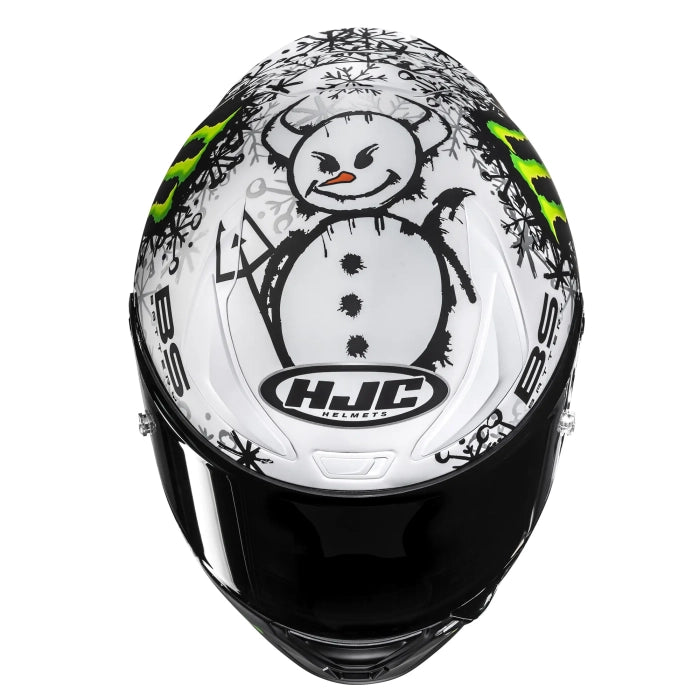HJC RPHA 1 V2 Carbon Snow Diablo MotoGP Racing Helmet