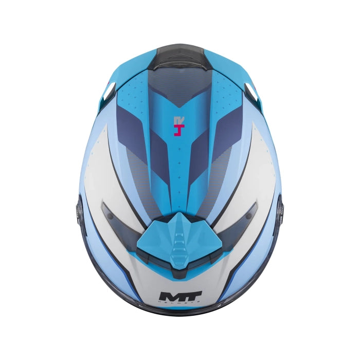 MT Thunder 4 R Wind Tunnel Motorcycle Full Face Helmet
