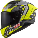 FF805 THUNDER FULL HELMETS  SPACE H-V YELLOW GREY-06 