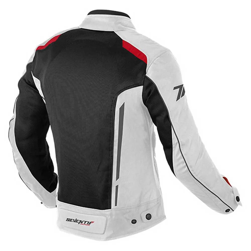 SEVENTY SD-JT36 Women Motorcycle Textile Jacket Ice Red