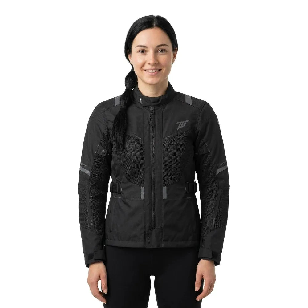 SEVENTY SD-JT85 Winter Motorcycle Touring Jacket Black