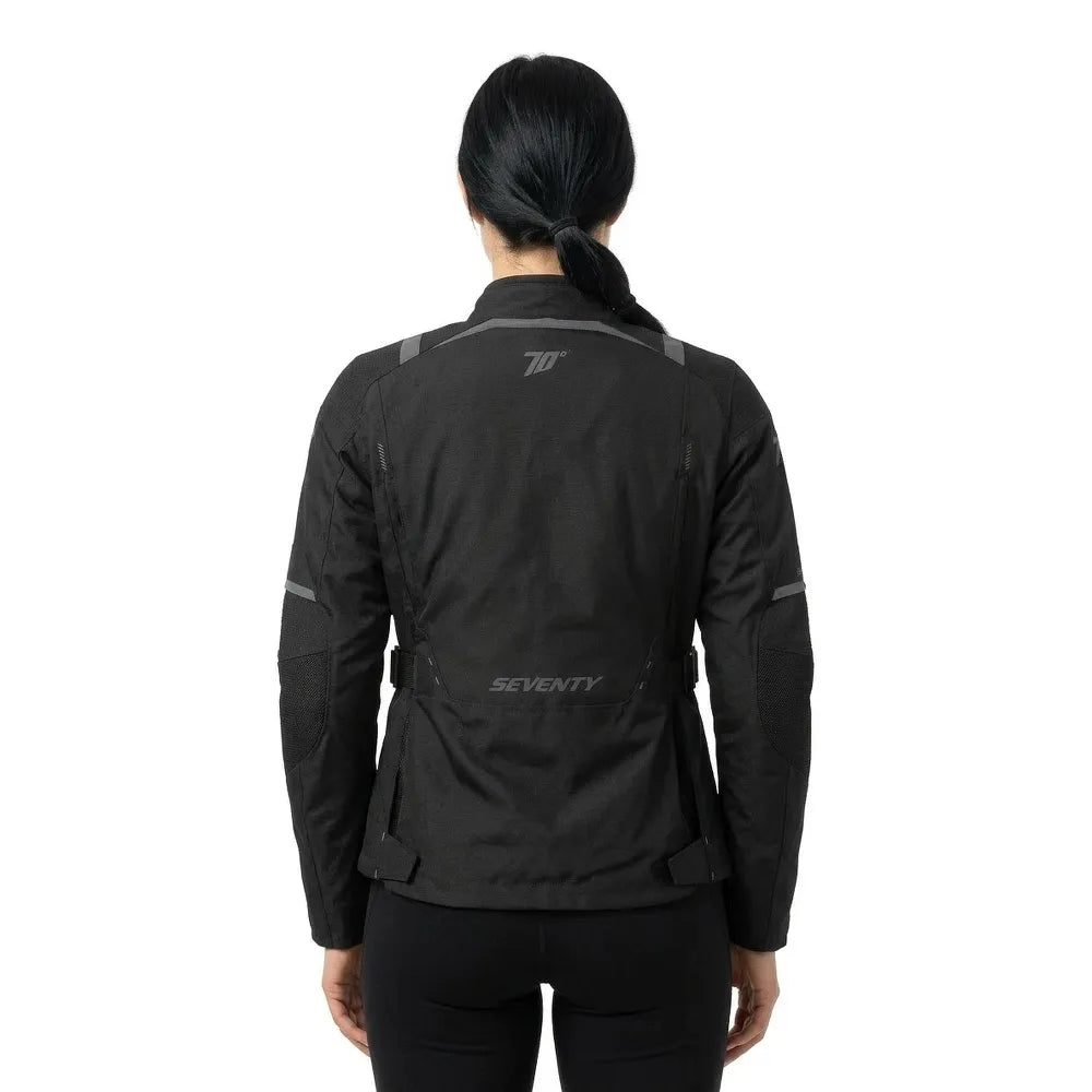 SEVENTY SD-JT85 Winter Motorcycle Touring Jacket Black