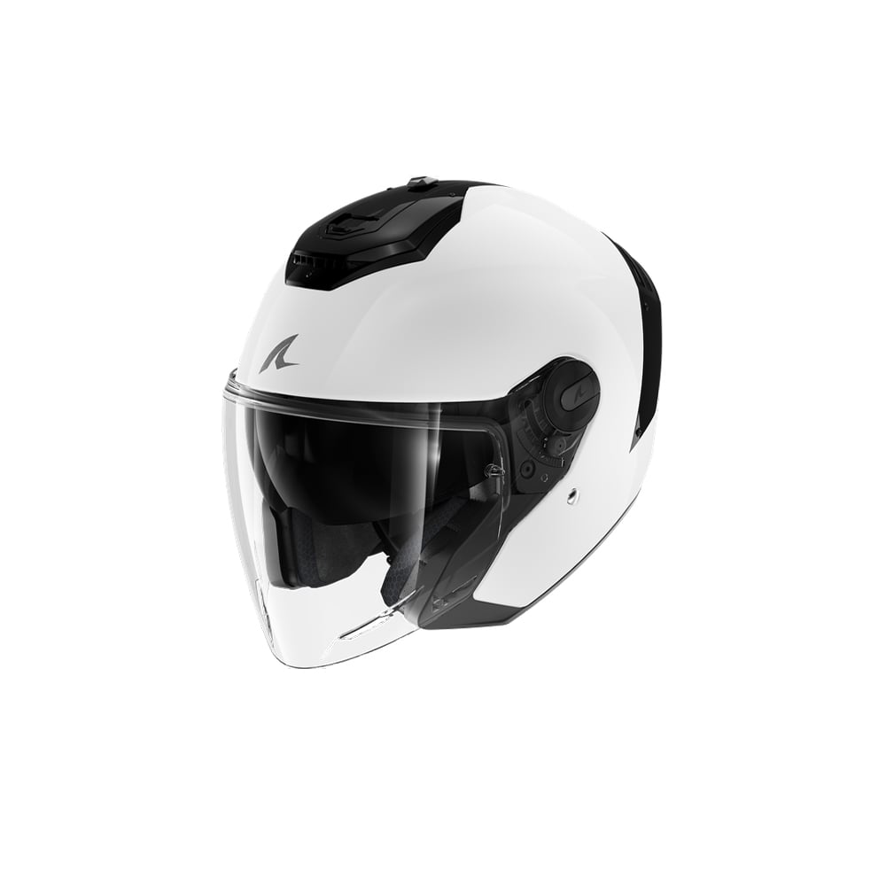 SHARK RS JET BLANK Motorcycle Open Face Helmet White
