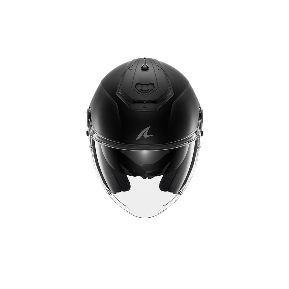 SHARK RS JET BLANK MOTORCYCLE JET HELMET MATT BLACK