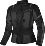 shima hero 2.0 lady fluo textile adventure touring motorcycle jacket black