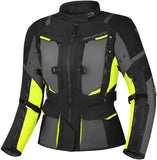shima hero 2.0 lady fluo textile adventure touring motorcycle jacket