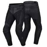 shima piston black leather motorcycle pants