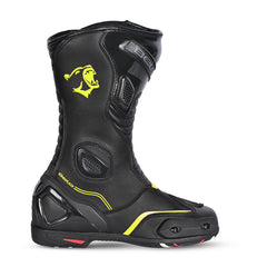 BELA Micro Strip Boots Racing Boots Black Yellow Flouro 