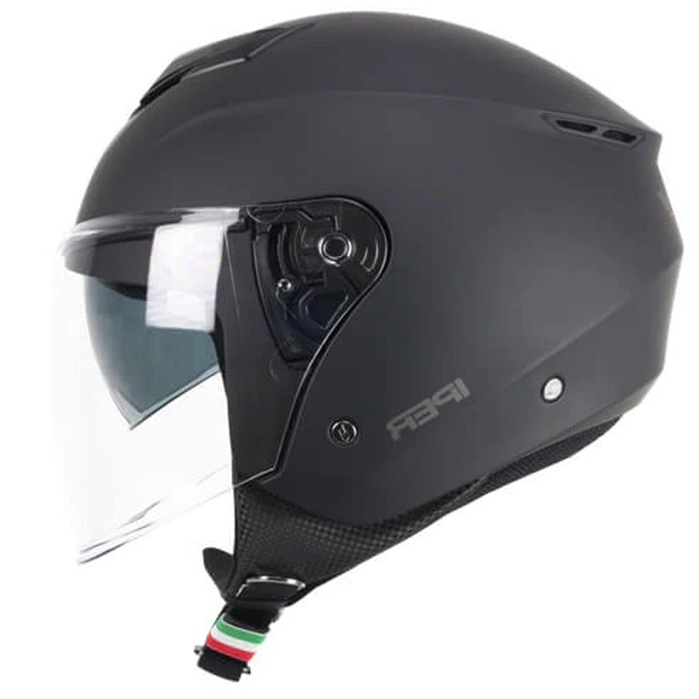 CGM 126A IPER MONO Casco Jet Negro 