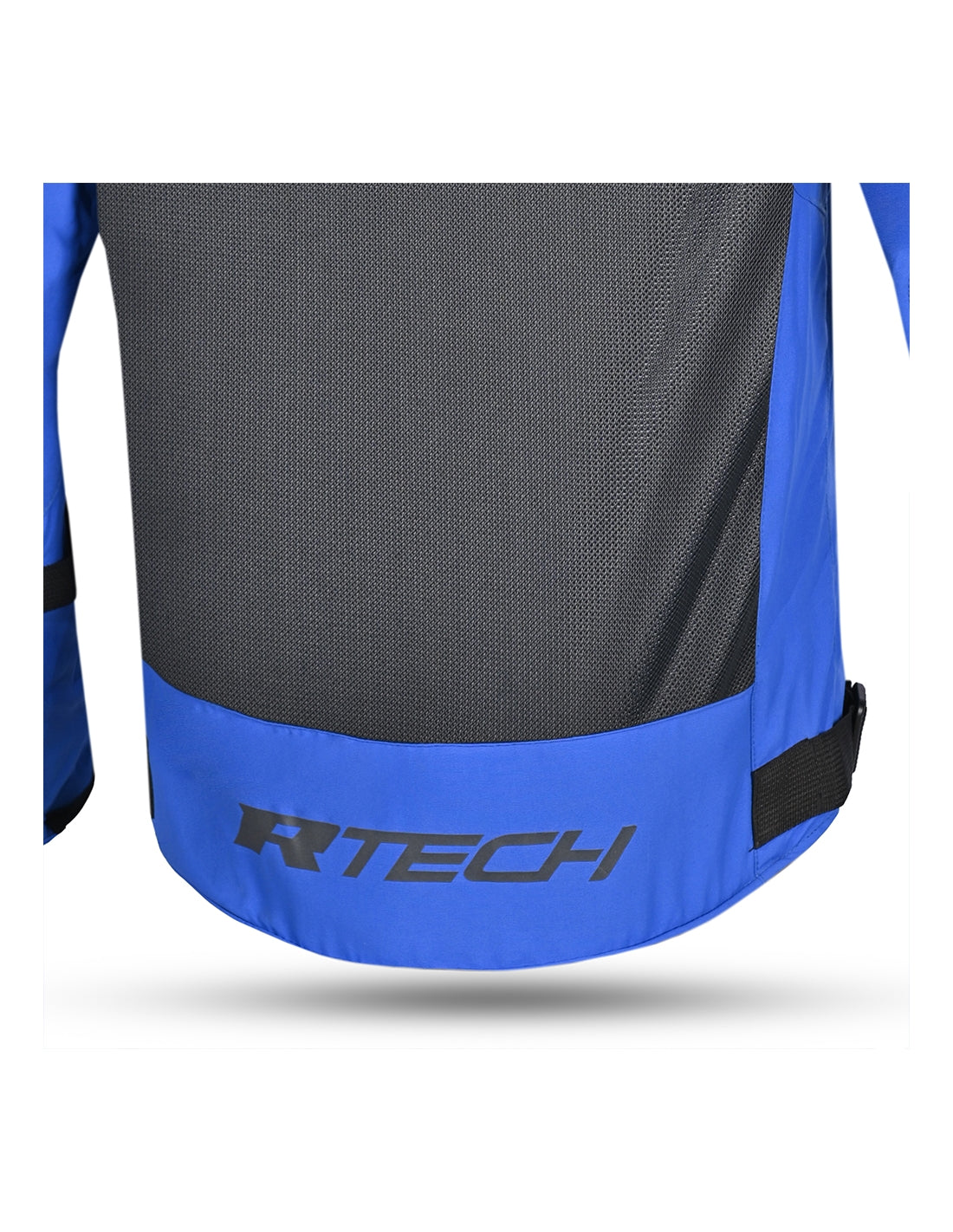 R-tech Spiral Mesh Textile Jacket in Blue/Gray/Red 