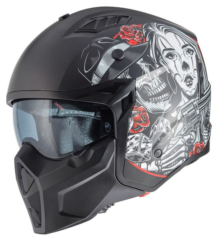 Premier 25 Subverter DB 9 BM – Convertible Motorcycle Helmet