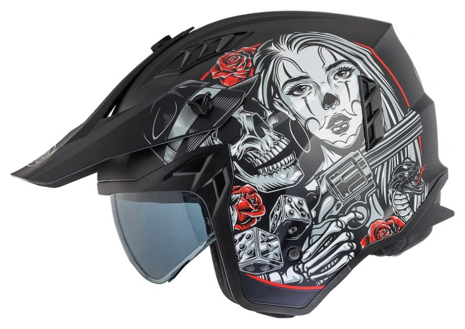 Premier 25 Subverter DB 9 BM – Convertible Motorcycle Helmet