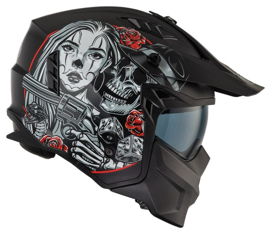 Premier 25 Subverter DB 9 BM – Convertible Motorcycle Helmet