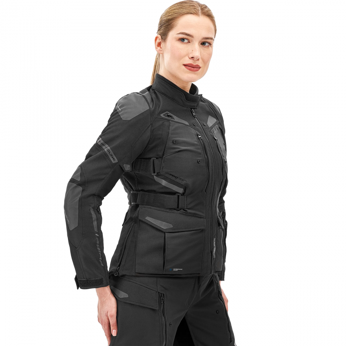 SHIMA DUNE LADY MOTORCYCLE TEXTILE JACKET BLACK