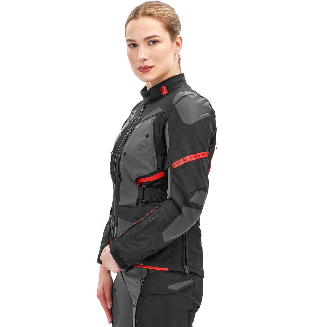 SHIMA DUNE LADY TOURING MOTORCYCLE TEXTILE JACKET RED