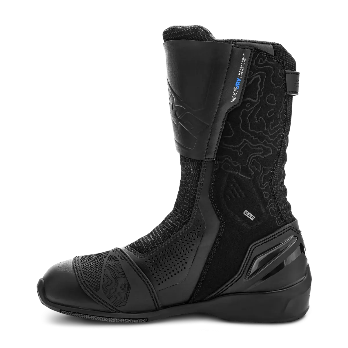 SHIMA TENEX WATERPROOF WOMEN'S TOURING MOTORCYCLE BOOTS BLACK