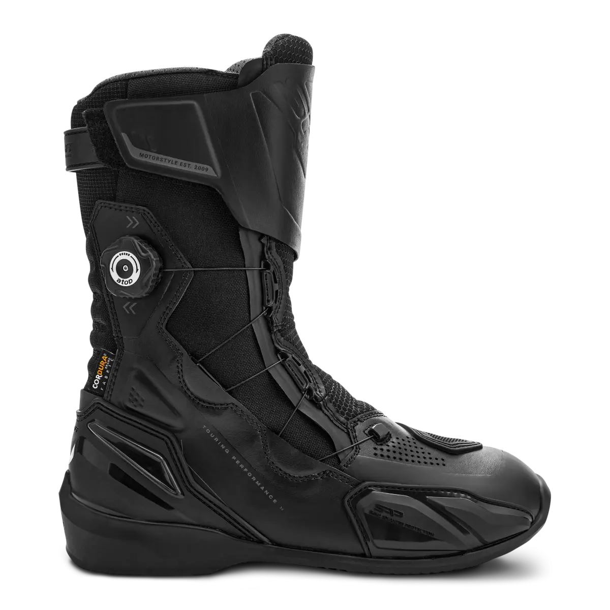 SHIMA TENEX IMPERMEABLE HOMBRE DE DE TURISMO MOTO BOTAS NEGRO 