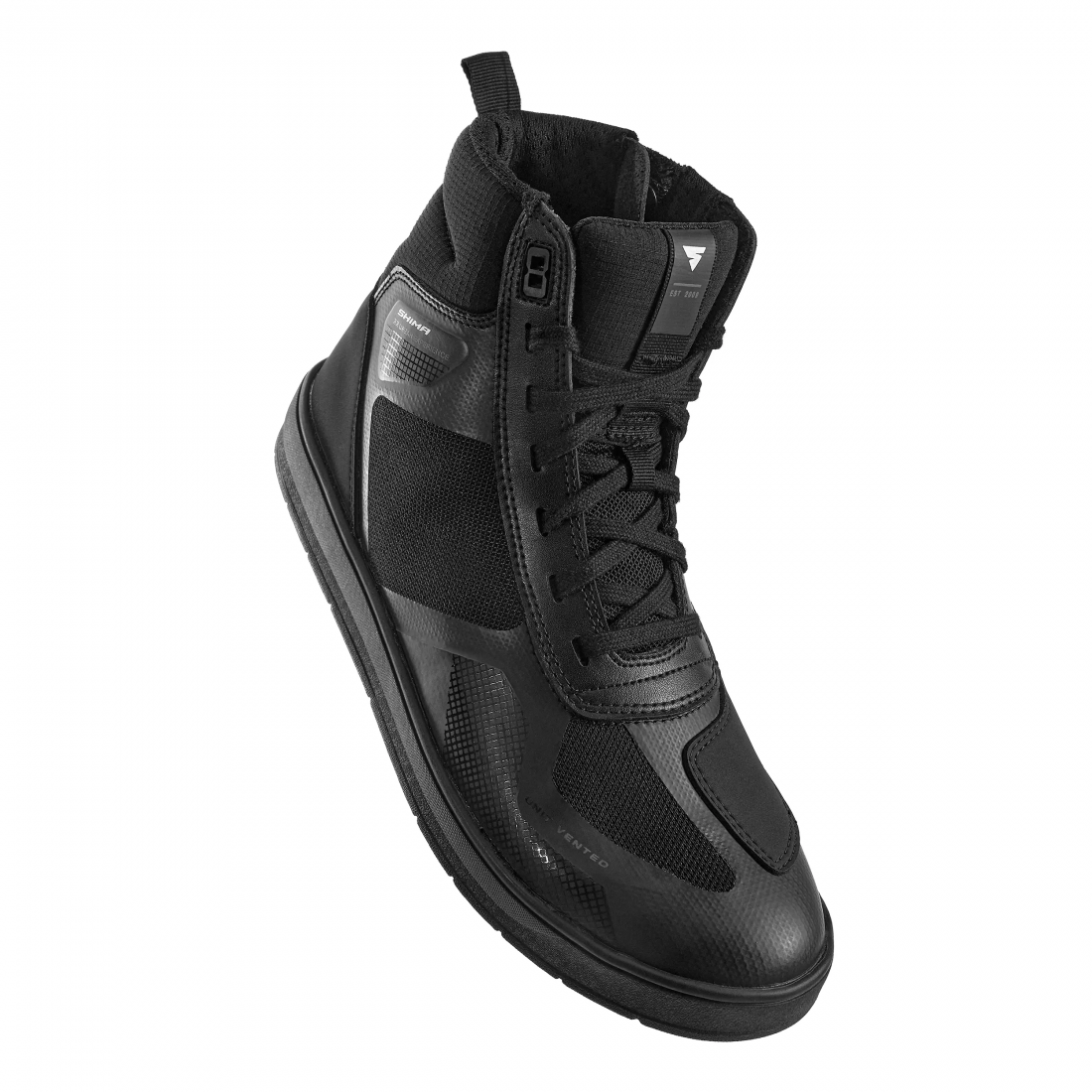 SHIMA UNIT VENT MEN MOTORCYCLE BOOTS BLACK