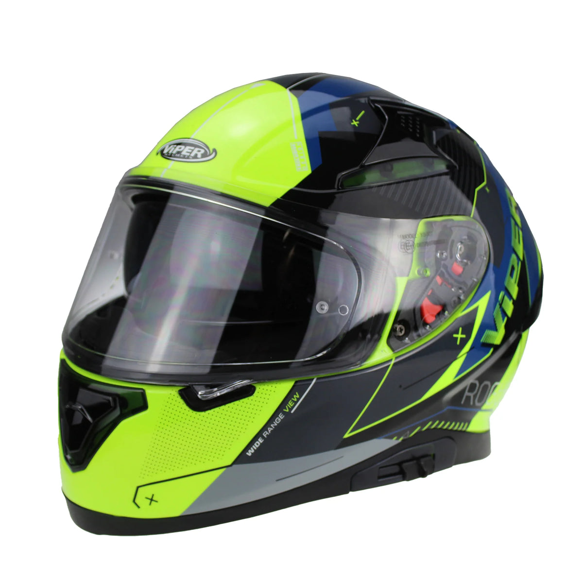 Viper RSV95 Rogue Shiny Full Face Motorcycle Helmet