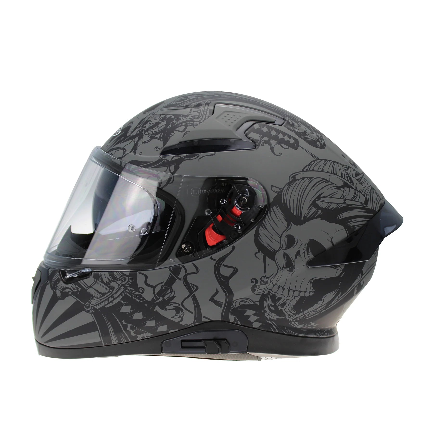Viper RSV95 Rogue Shiny Full Face Motorcycle Helmet