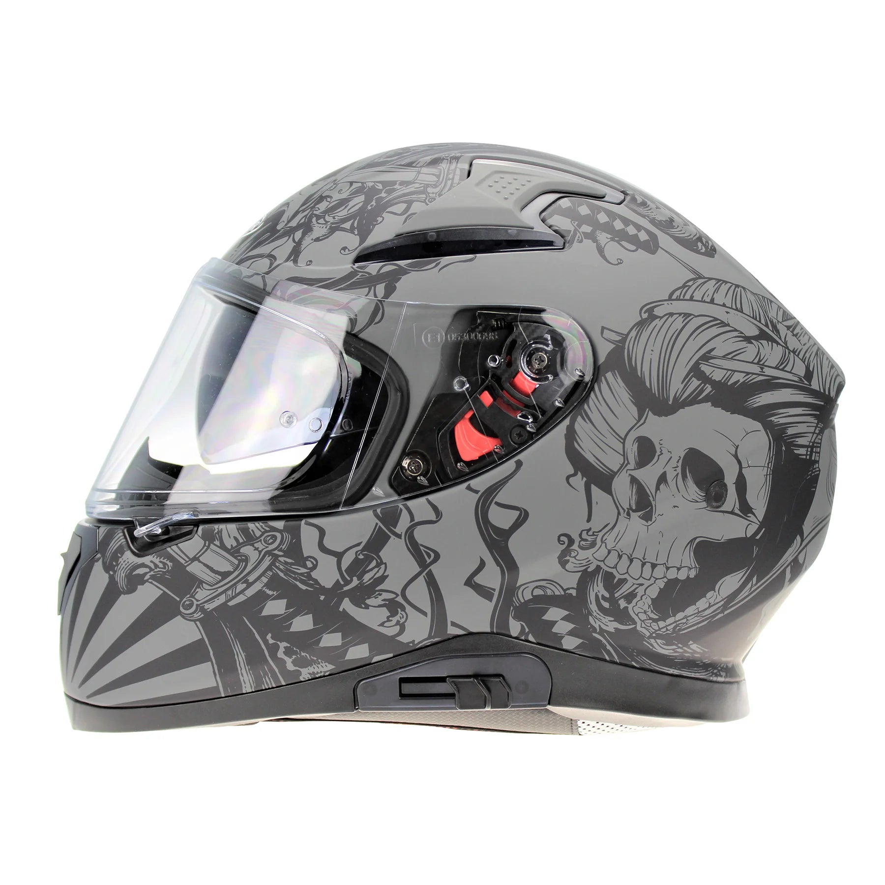 Viper RSV95 Rogue Shiny Full Face Motorcycle Helmet