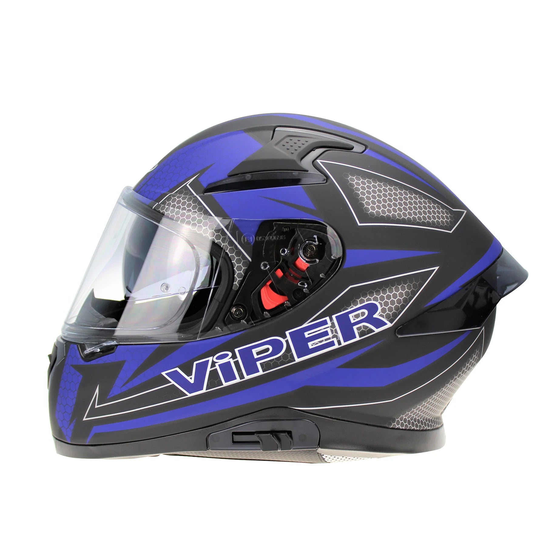 Viper RSV95 Rogue Shiny Full Face Motorcycle Helmet
