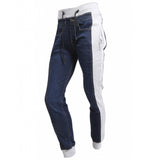 MUGENRACE NP-MNR-2313 Pantalón de Moda Híbrido Azul/Gris Claro